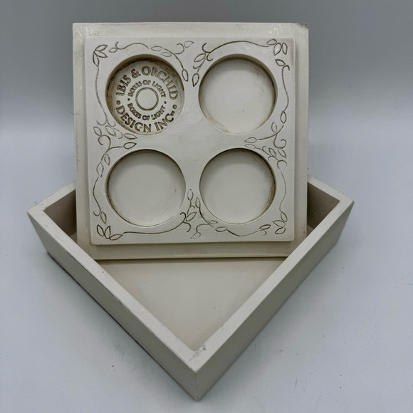 Ibis & Orchid Box of Light Peony‎ design Tea Light Holder Floral Trinket Box - Picture 3 of 11